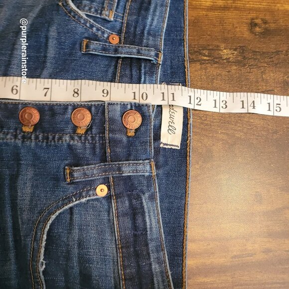 Madewell Jeans Size 28 Skinny 10" High Rise Tummy Control Rosecliff Wash H6319 - Picture 9 of 12